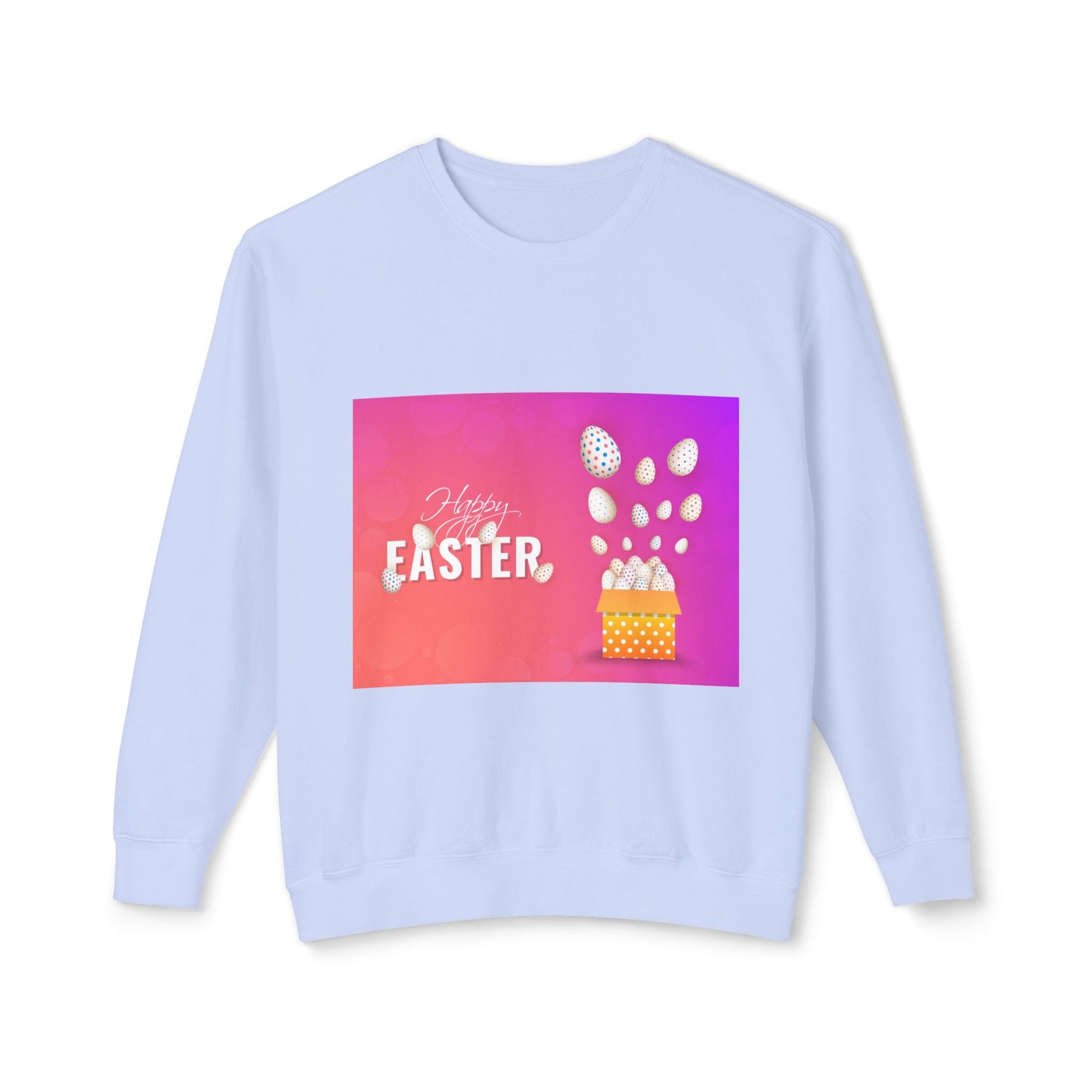 Easter Celebration Unisex Lightweight Crewneck Sweatshirt