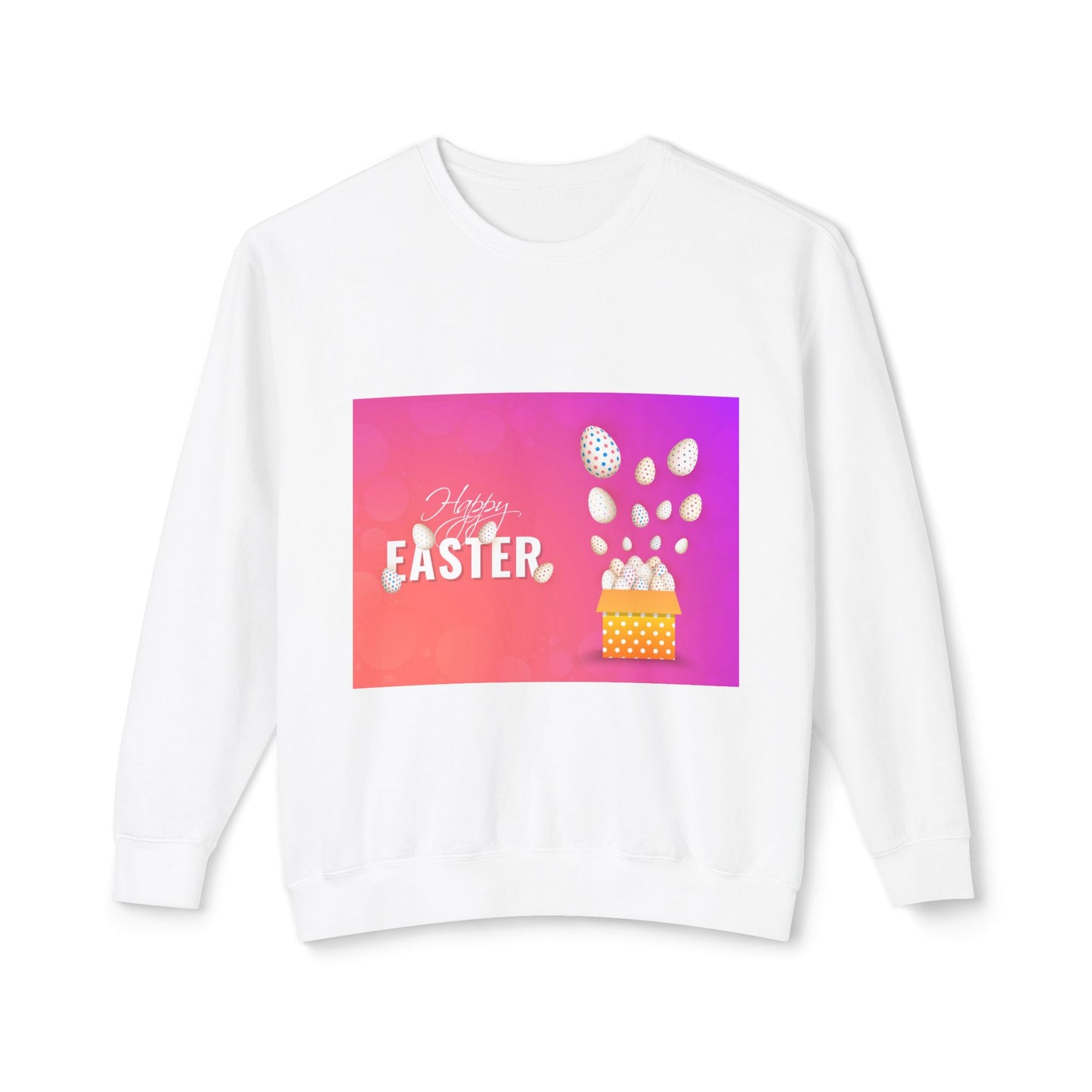 Easter Celebration Unisex Lightweight Crewneck Sweatshirt