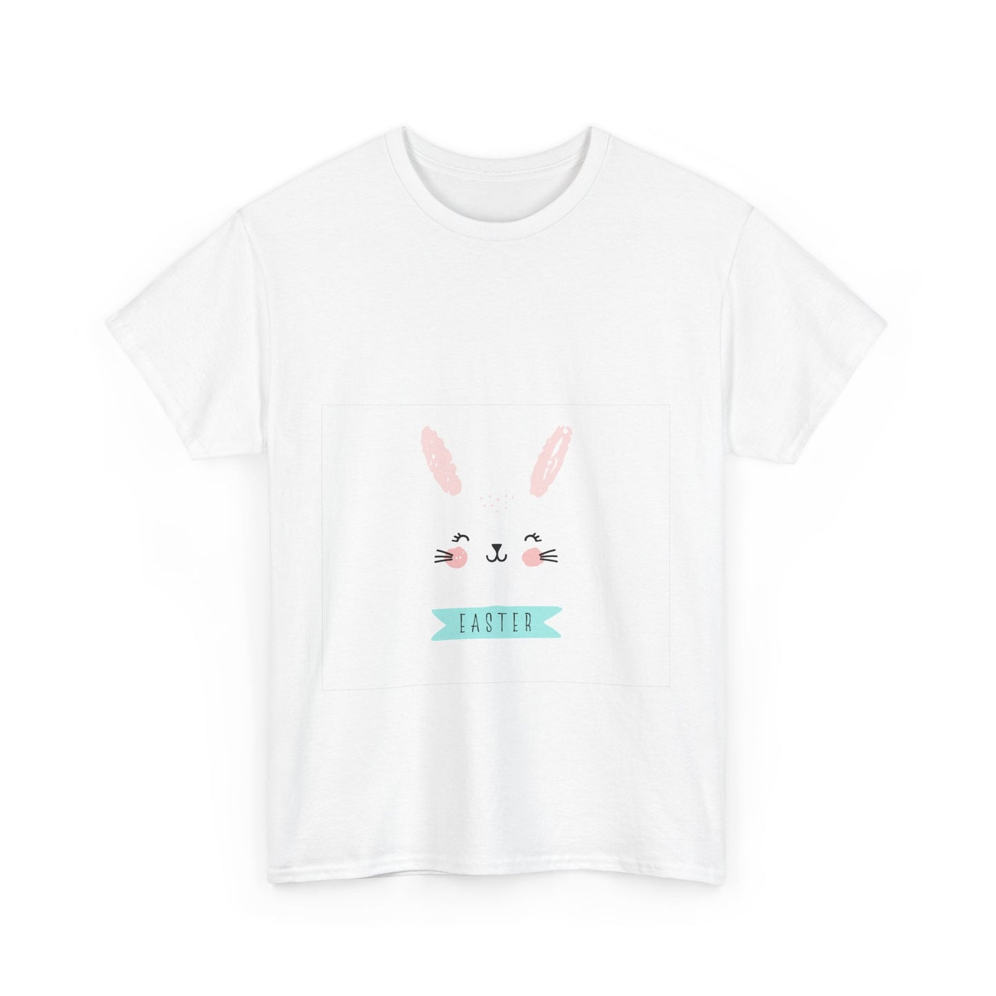 Cute Easter Bunny Unisex Heavy Cotton Tee