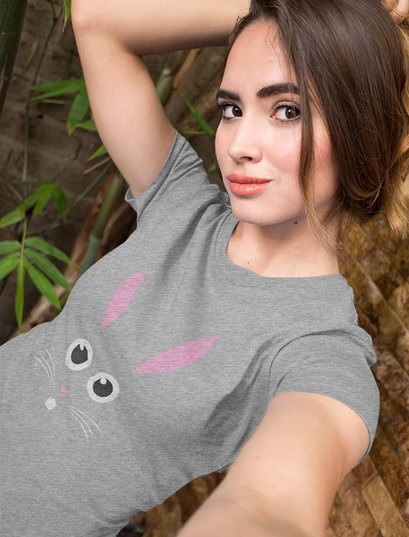 Easter Bunny Face T-Shirt Women